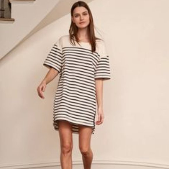 La Ligne Dresses & Skirts - NEW La Ligne Edie Dress Size Large Cream & Navy Striped!